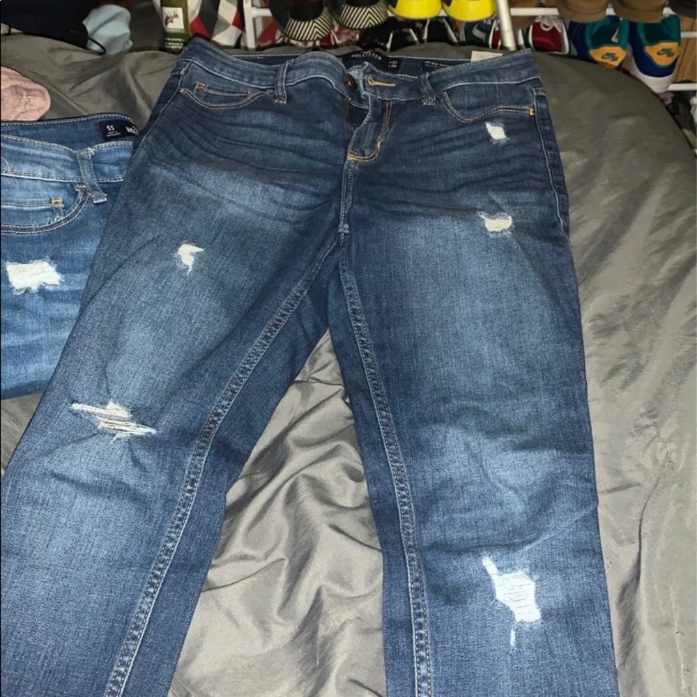 Hollister ripped jeans